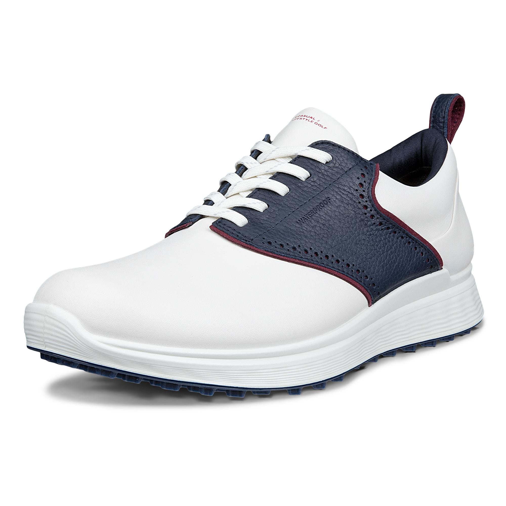 Ecco S-Casual Mens Golf Shoes White/Marine